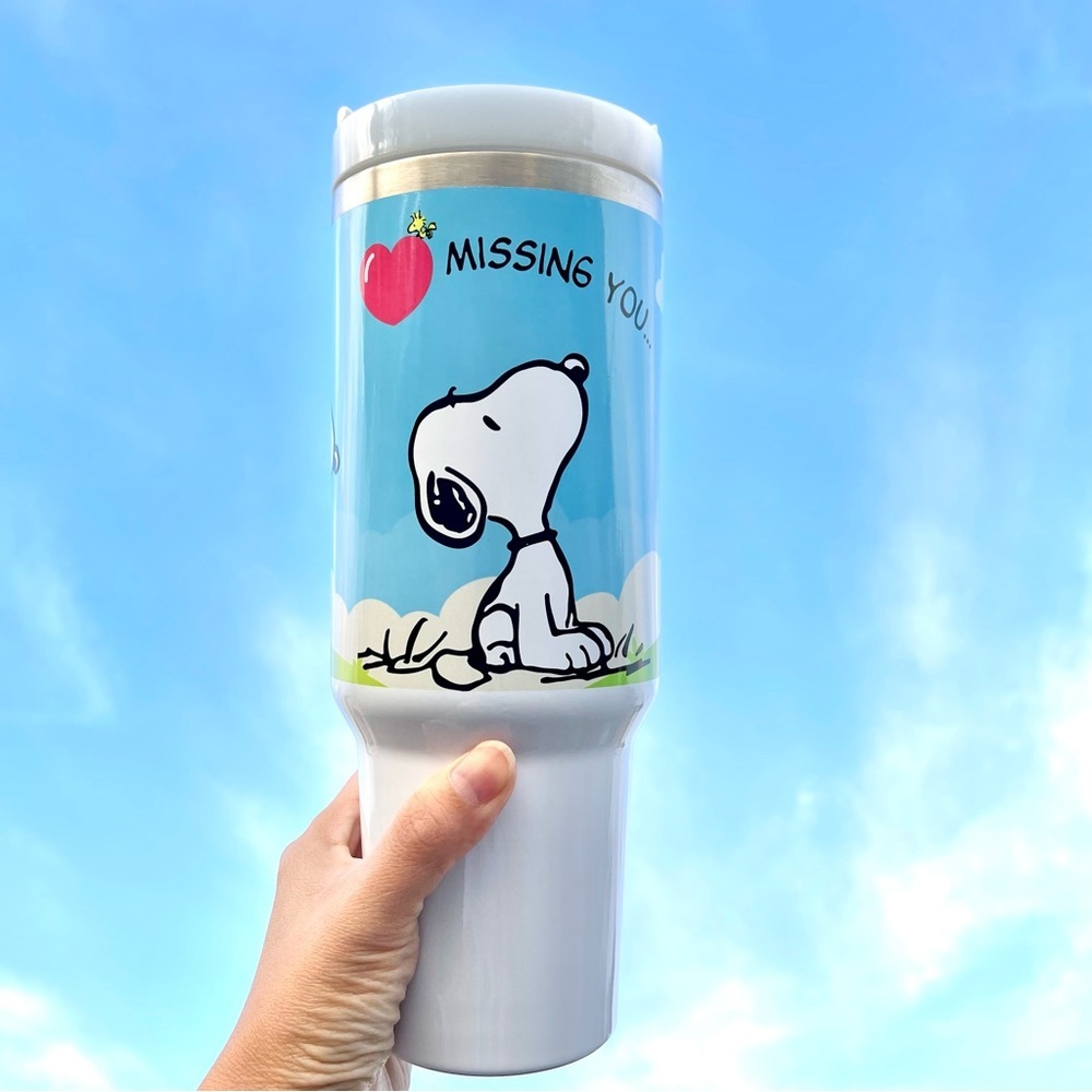 Peanuts Snoopy friends Brand new 40 oz double wall stainless tumbler.